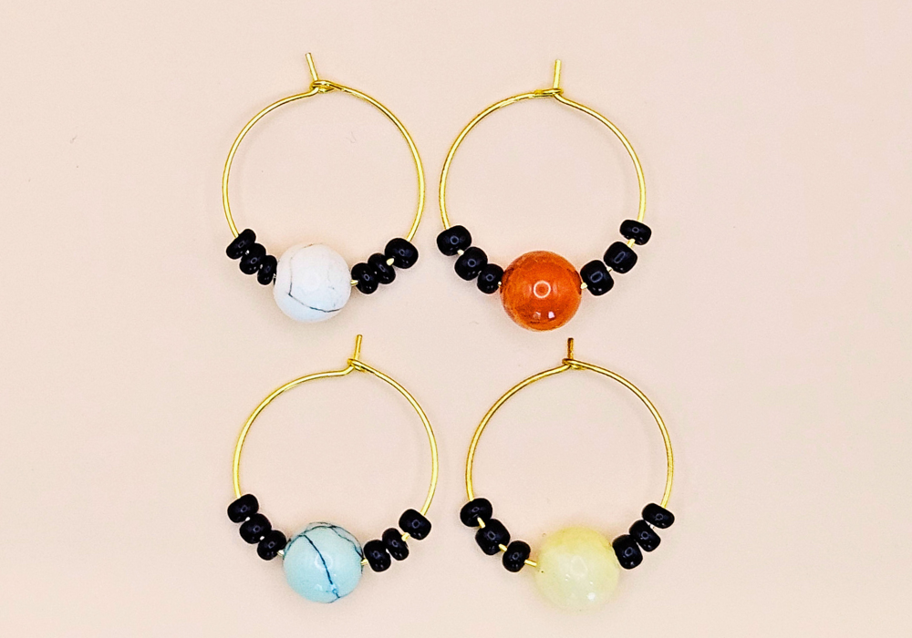 Glassware charms - Set of 4