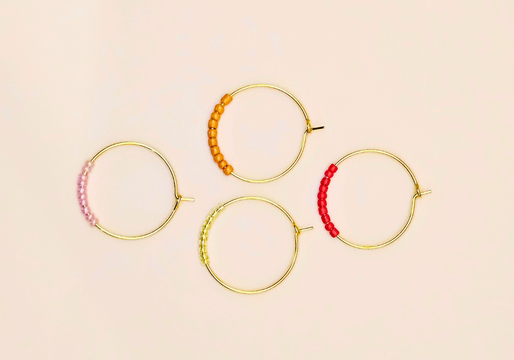 Glassware charms - Set of 4
