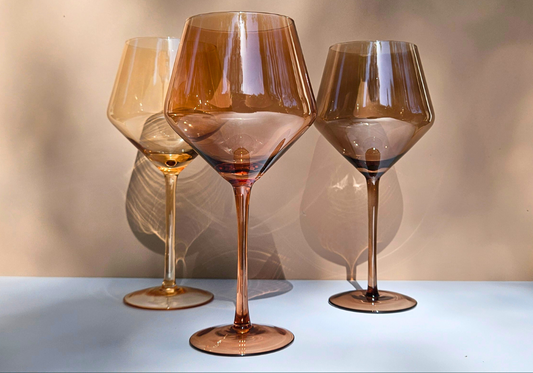 The Nude-Tone Wine Glass Set
